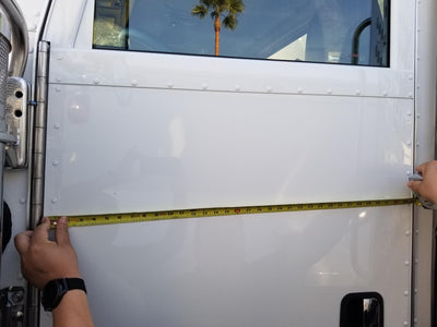 Measuring Your Truck Doors for Semi Truck Door Lettering (USDOT, MC, GVW)