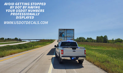 Avoid Getting Stopped By DOT For Not Displaying Your USDOT Number Decals | Be DOT Compliant