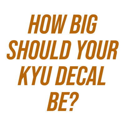 How Big Should Your KYU Decal Be? | USDOT Decal Lettering Tips