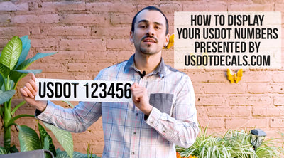 Tips & Rules for Displaying Your USDOT Numbers Correctly On Your Truck Or Commercial Vehicle