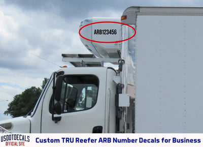 California Air Resource Board Business Compliance | ARB Number Lettering