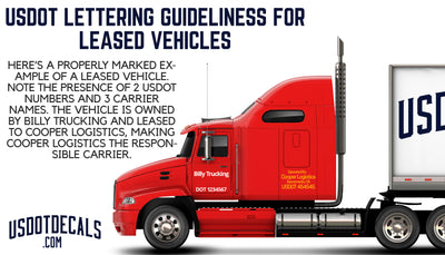 USDOT Lettering Guidelines for Leased Vehicles