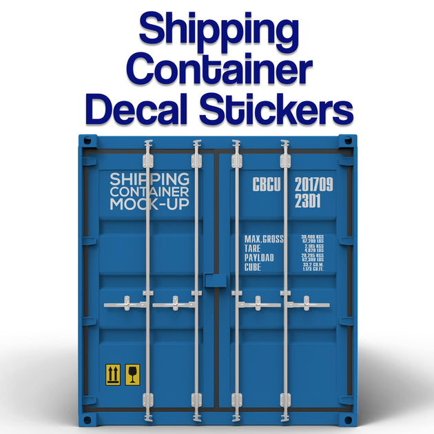 Shipping Container Decal Stickers – USDOT Decals