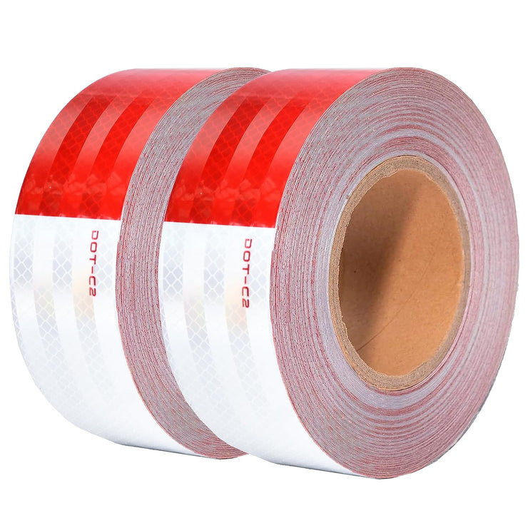 dot reflective tape red and white
