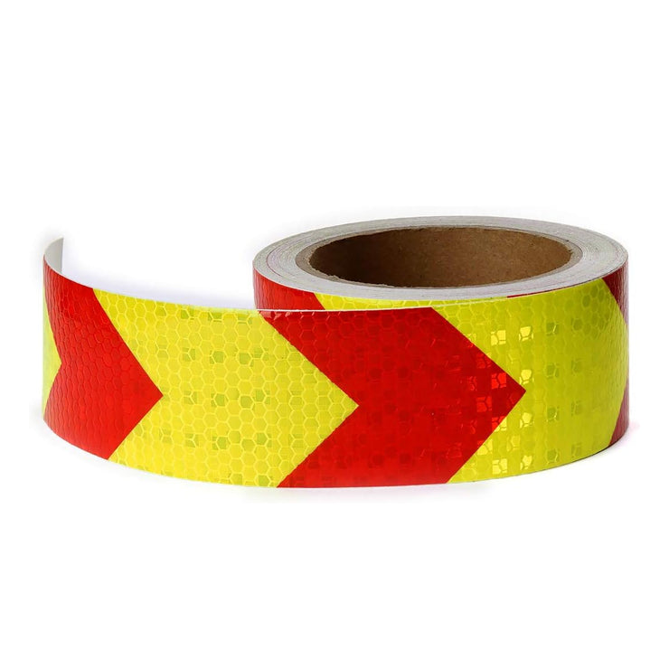 Red & Yellow DOT Reflectors | DOT Reflective Tape Roll | 2" x Many Size Options