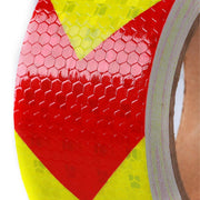 Red & Yellow DOT Reflectors | DOT Reflective Tape Roll | 2" x Many Size Options