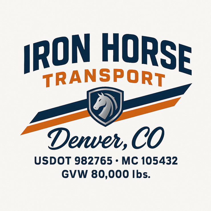 Trucking, Logistics, Transport Inspired Truck Door Lettering Decal Sticker Signs For Style & Compliance With USDOT, MC, GVW Or Any Regulation Number Lines (Set of 2)