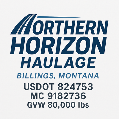 Trucking, Logistics, Transport Inspired Truck Door Lettering Decal Sticker Signs For Style & Compliance With USDOT, MC, GVW Or Any Regulation Number Lines (Set of 2)
