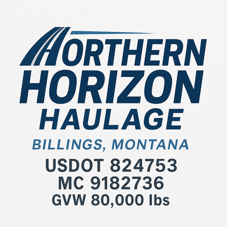 Trucking, Logistics, Transport Inspired Truck Door Lettering Decal Sticker Signs For Style & Compliance With USDOT, MC, GVW Or Any Regulation Number Lines (Set of 2)