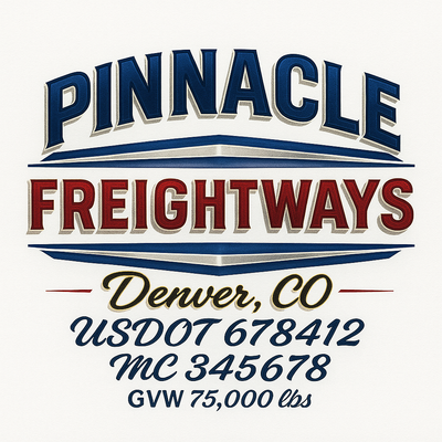 Trucking, Logistics, Transport Inspired Truck Door Lettering Decal Sticker Signs For Style & Compliance With USDOT, MC, GVW Or Any Regulation Number Lines (Set of 2)