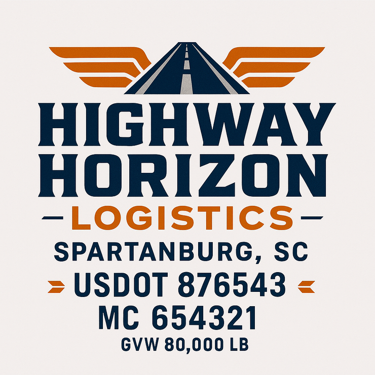 Trucking, Logistics, Transport Inspired Truck Door Lettering Decal Sticker Signs For Style & Compliance With USDOT, MC, GVW Or Any Regulation Number Lines (Set of 2)