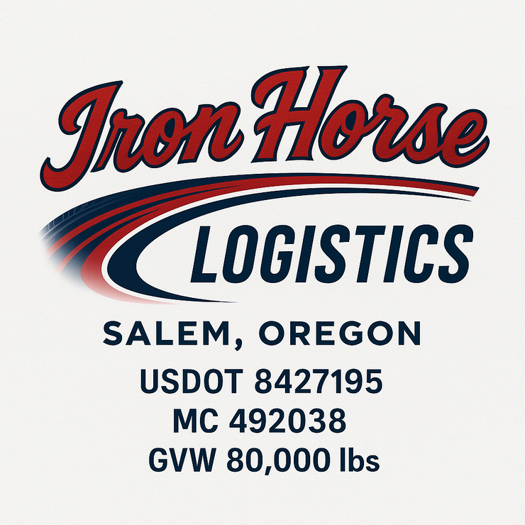 Trucking, Logistics, Transport Inspired Truck Door Lettering Decal Sticker Signs For Style & Compliance With USDOT, MC, GVW Or Any Regulation Number Lines (Set of 2)