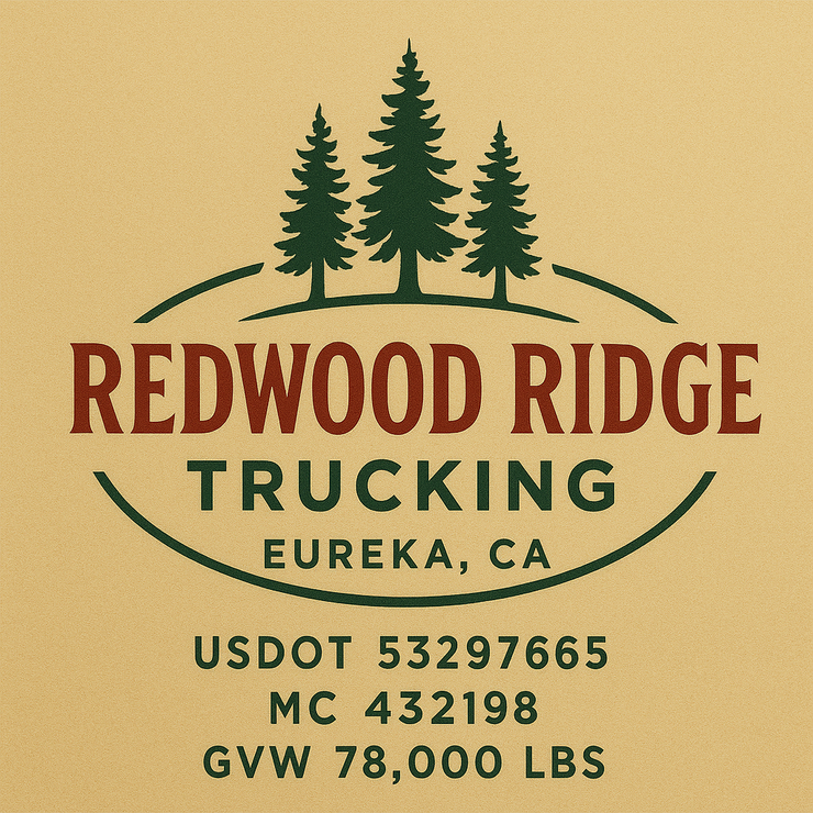 Trucking, Logistics, Transport Inspired Truck Door Lettering Decal Sticker Signs For Style & Compliance With USDOT, MC, GVW Or Any Regulation Number Lines (Set of 2)