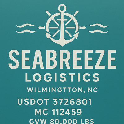 Trucking, Logistics, Transport Inspired Truck Door Lettering Decal Sticker Signs For Style & Compliance With USDOT, MC, GVW Or Any Regulation Number Lines (Set of 2)