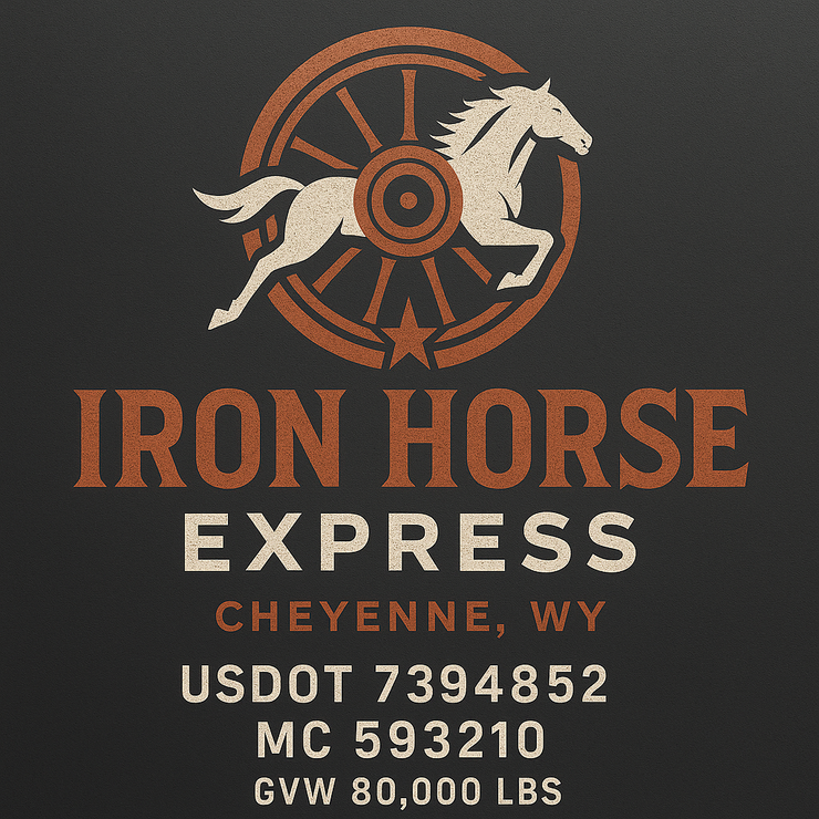 Trucking, Logistics, Transport Inspired Truck Door Lettering Decal Sticker Signs For Style & Compliance With USDOT, MC, GVW Or Any Regulation Number Lines (Set of 2)