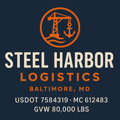 Trucking, Logistics, Transport Inspired Truck Door Lettering Decal Sticker Signs For Style & Compliance With USDOT, MC, GVW Or Any Regulation Number Lines (Set of 2)