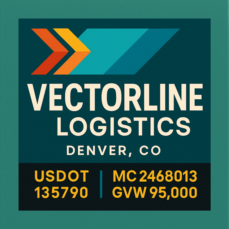 Trucking, Logistics, Transport Inspired Truck Door Lettering Decal Sticker Signs For Style & Compliance With USDOT, MC, GVW Or Any Regulation Number Lines (Set of 2)