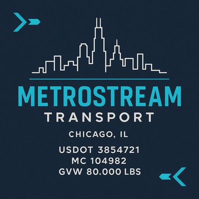 Trucking, Logistics, Transport Inspired Truck Door Lettering Decal Sticker Signs For Style & Compliance With USDOT, MC, GVW Or Any Regulation Number Lines (Set of 2)
