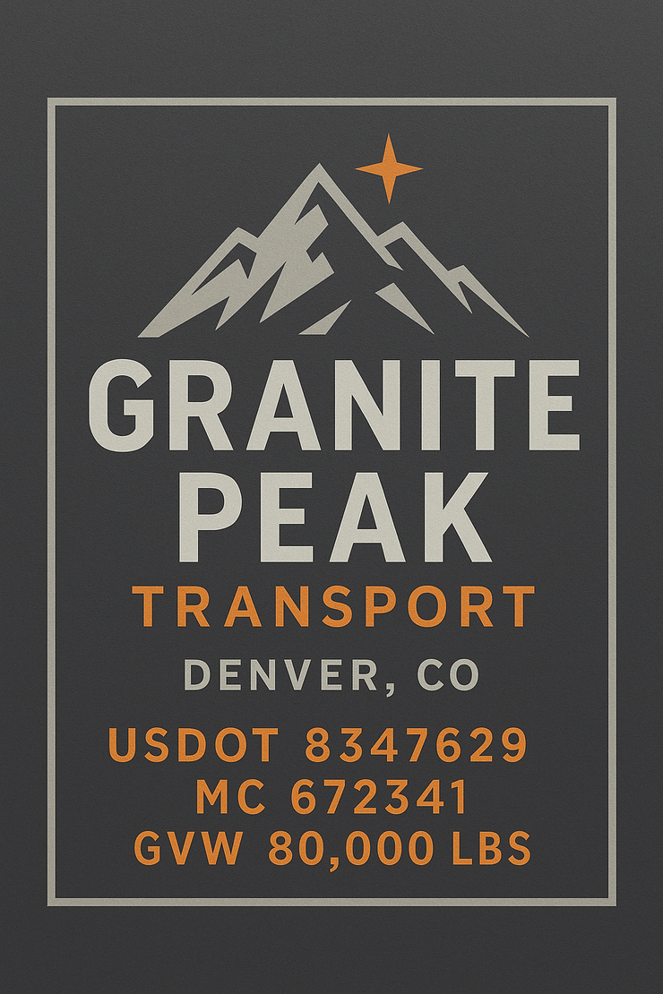 Trucking, Logistics, Transport Inspired Truck Door Lettering Decal Sticker Signs For Style & Compliance With USDOT, MC, GVW Or Any Regulation Number Lines (Set of 2)