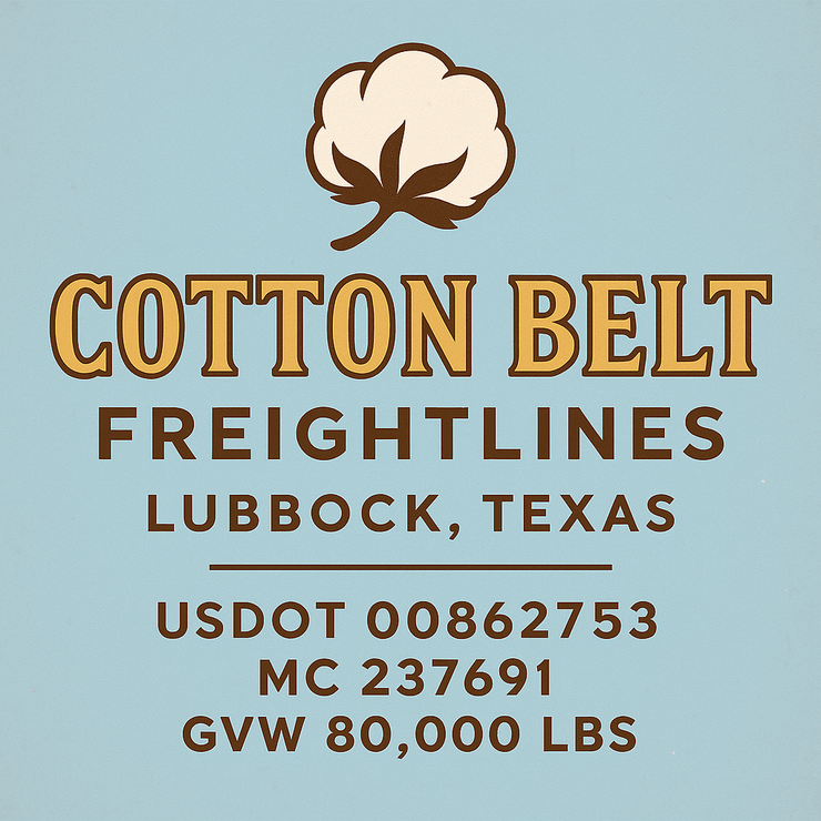 Trucking, Logistics, Transport Inspired Truck Door Lettering Decal Sticker Signs For Style & Compliance With USDOT, MC, GVW Or Any Regulation Number Lines (Set of 2)
