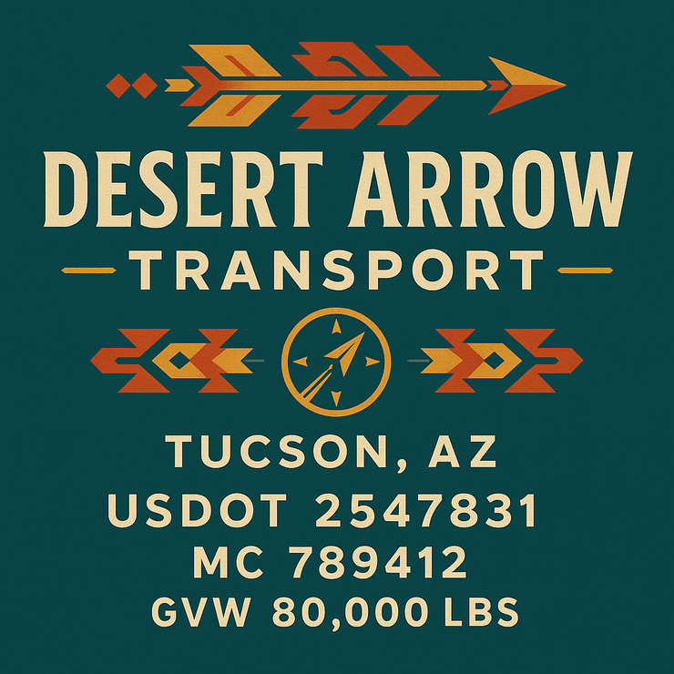 Trucking, Logistics, Transport Inspired Truck Door Lettering Decal Sticker Signs For Style & Compliance With USDOT, MC, GVW Or Any Regulation Number Lines (Set of 2)