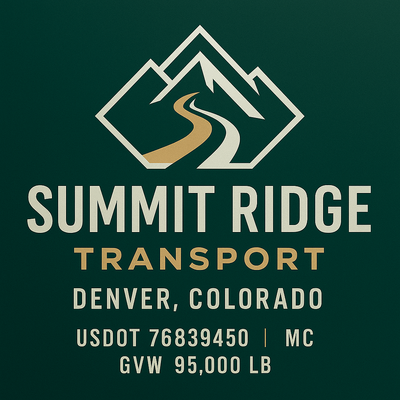 Trucking, Logistics, Transport Inspired Truck Door Lettering Decal Sticker Signs For Style & Compliance With USDOT, MC, GVW Or Any Regulation Number Lines (Set of 2)