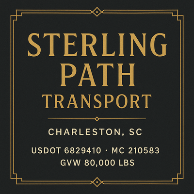 Trucking, Logistics, Transport Inspired Truck Door Lettering Decal Sticker Signs For Style & Compliance With USDOT, MC, GVW Or Any Regulation Number Lines (Set of 2)