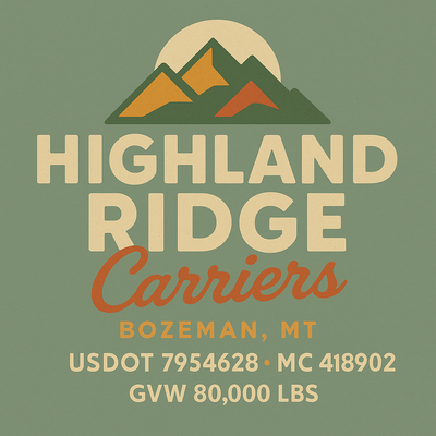 Trucking, Logistics, Transport Inspired Truck Door Lettering Decal Sticker Signs For Style & Compliance With USDOT, MC, GVW Or Any Regulation Number Lines (Set of 2)
