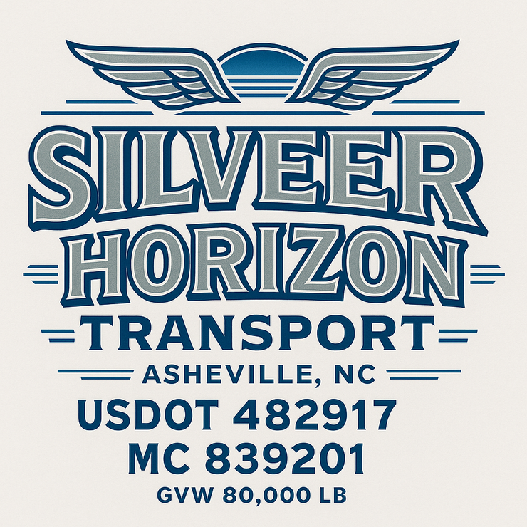 Trucking, Logistics, Transport Inspired Truck Door Lettering Decal Sticker Signs For Style & Compliance With USDOT, MC, GVW Or Any Regulation Number Lines (Set of 2)