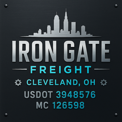 Trucking, Logistics, Transport Inspired Truck Door Lettering Decal Sticker Signs For Style & Compliance With USDOT, MC, GVW Or Any Regulation Number Lines (Set of 2)