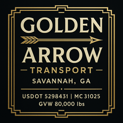 Trucking, Logistics, Transport Inspired Truck Door Lettering Decal Sticker Signs For Style & Compliance With USDOT, MC, GVW Or Any Regulation Number Lines (Set of 2)