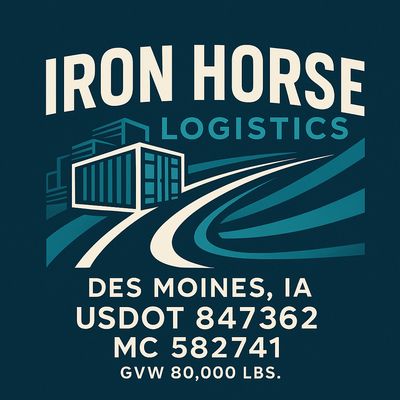 Trucking, Logistics, Transport Inspired Truck Door Lettering Decal Sticker Signs For Style & Compliance With USDOT, MC, GVW Or Any Regulation Number Lines (Set of 2)