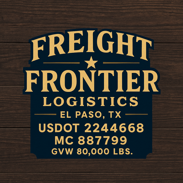 Trucking, Logistics, Transport Inspired Truck Door Lettering Decal Sti ...