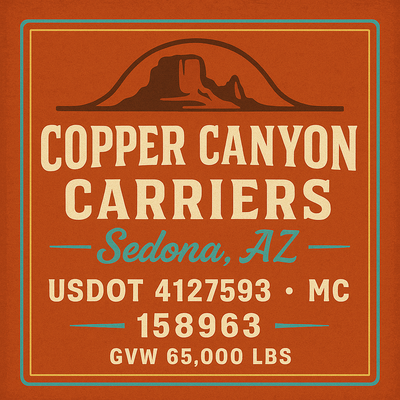 Trucking, Logistics, Transport Inspired Truck Door Lettering Decal Sticker Signs For Style & Compliance With USDOT, MC, GVW Or Any Regulation Number Lines (Set of 2)