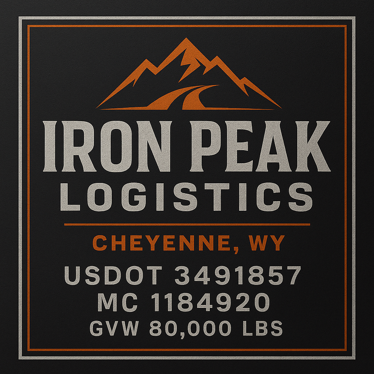 Trucking, Logistics, Transport Inspired Truck Door Lettering Decal Sticker Signs For Style & Compliance With USDOT, MC, GVW Or Any Regulation Number Lines (Set of 2)