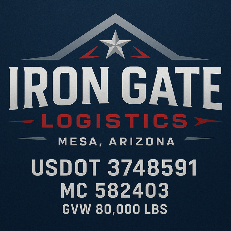 Trucking, Logistics, Transport Inspired Truck Door Lettering Decal Sticker Signs For Style & Compliance With USDOT, MC, GVW Or Any Regulation Number Lines (Set of 2)