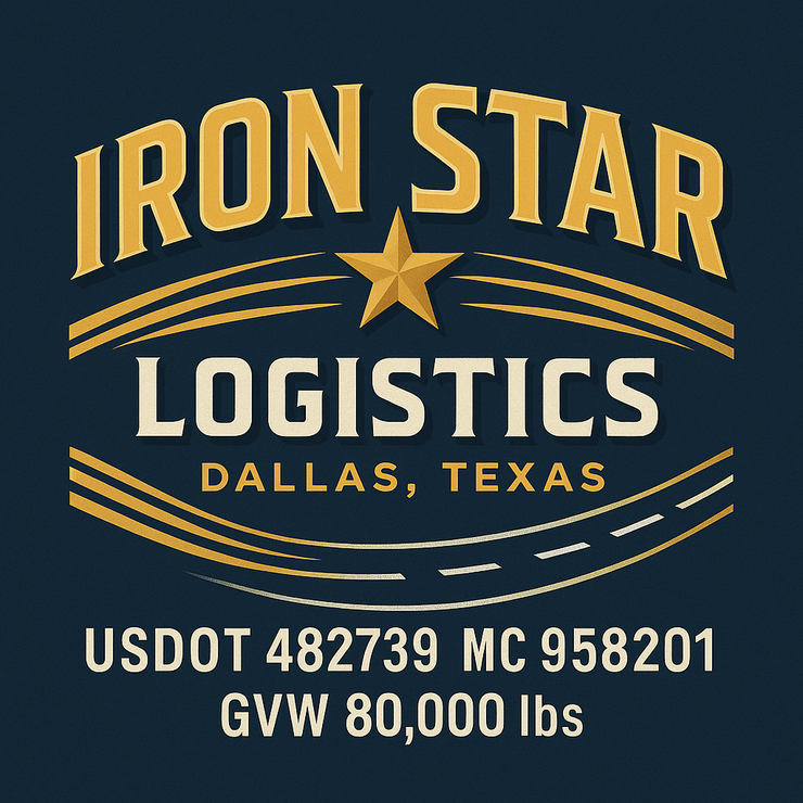 Trucking, Logistics, Transport Inspired Truck Door Lettering Decal Sticker Signs For Style & Compliance With USDOT, MC, GVW Or Any Regulation Number Lines (Set of 2)