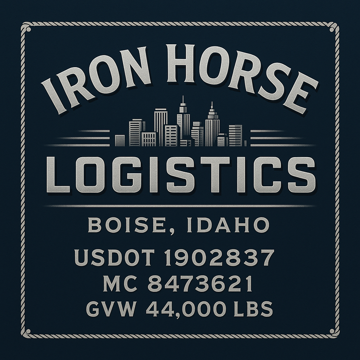 Trucking, Logistics, Transport Inspired Truck Door Lettering Decal Sticker Signs For Style & Compliance With USDOT, MC, GVW Or Any Regulation Number Lines (Set of 2)