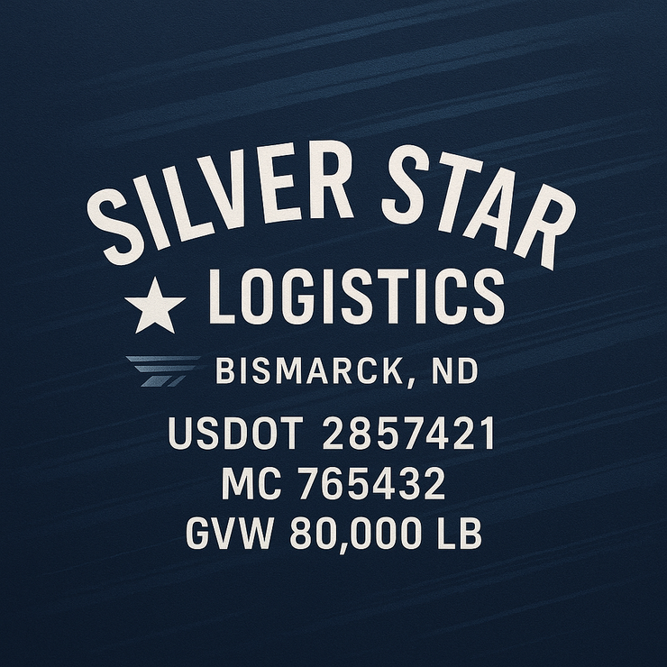 Trucking, Logistics, Transport Inspired Truck Door Lettering Decal Sticker Signs For Style & Compliance With USDOT, MC, GVW Or Any Regulation Number Lines (Set of 2)