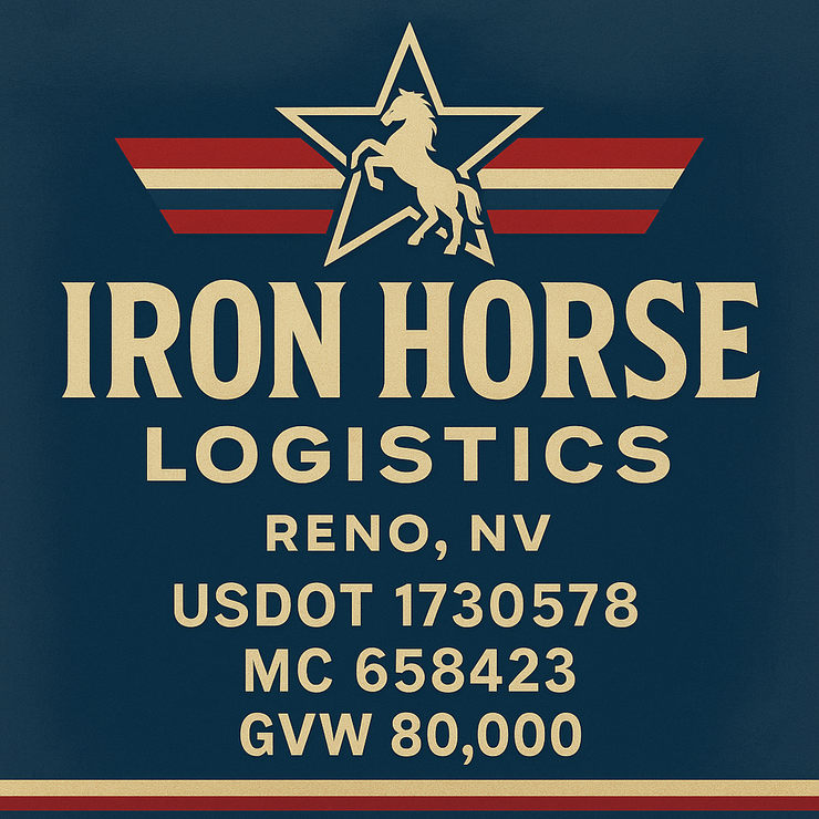 Trucking, Logistics, Transport Inspired Truck Door Lettering Decal Sticker Signs For Style & Compliance With USDOT, MC, GVW Or Any Regulation Number Lines (Set of 2)