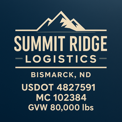 Trucking, Logistics, Transport Inspired Truck Door Lettering Decal Sticker Signs For Style & Compliance With USDOT, MC, GVW Or Any Regulation Number Lines (Set of 2)