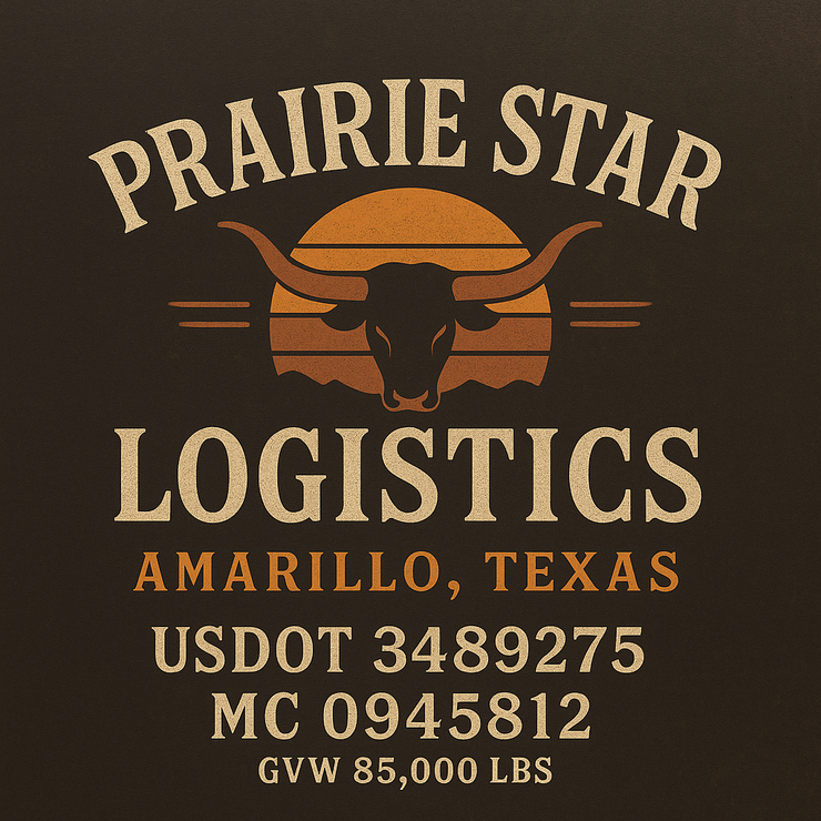 Trucking, Logistics, Transport Inspired Truck Door Lettering Decal Sticker Signs For Style & Compliance With USDOT, MC, GVW Or Any Regulation Number Lines (Set of 2)
