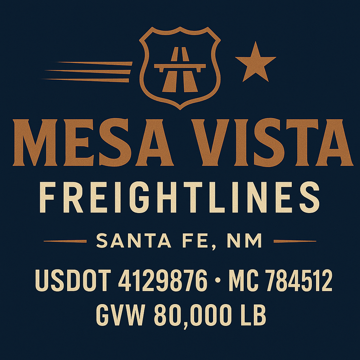 Trucking, Logistics, Transport Inspired Truck Door Lettering Decal Sticker Signs For Style & Compliance With USDOT, MC, GVW Or Any Regulation Number Lines (Set of 2)