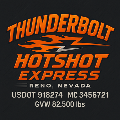 Trucking, Logistics, Transport Inspired Truck Door Lettering Decal Sticker Signs For Style & Compliance With USDOT, MC, GVW Or Any Regulation Number Lines (Set of 2)