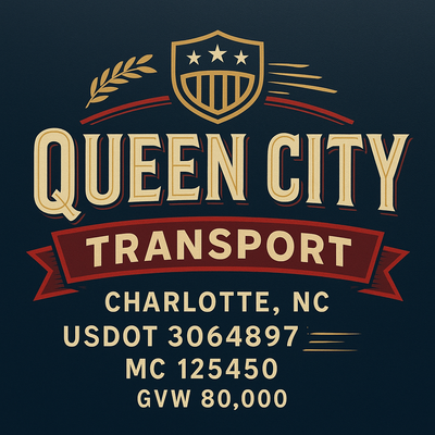 Trucking, Logistics, Transport Inspired Truck Door Lettering Decal Sticker Signs For Style & Compliance With USDOT, MC, GVW Or Any Regulation Number Lines (Set of 2)