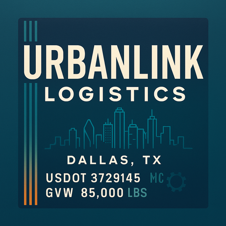 Trucking, Logistics, Transport Inspired Truck Door Lettering Decal Sticker Signs For Style & Compliance With USDOT, MC, GVW Or Any Regulation Number Lines (Set of 2)