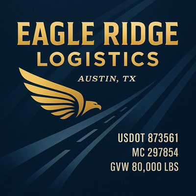 Trucking, Logistics, Transport Inspired Truck Door Lettering Decal Sticker Signs For Style & Compliance With USDOT, MC, GVW Or Any Regulation Number Lines (Set of 2)
