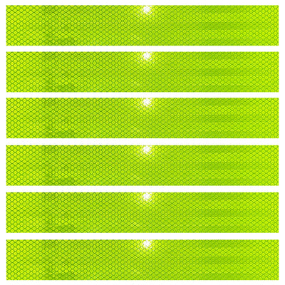 DOT Neon Green Reflectors | DOT Reflective Tape Strips Conspicuity | Many Size Strips