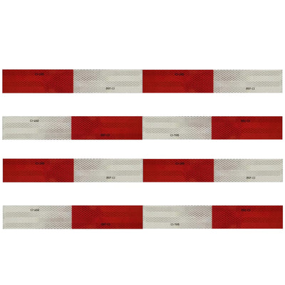 Long Magnetic DOT Reflectors | DOT Conspicuity Reflective Magnetic Reusable Strips | 2" x 30" & 2" x 36"