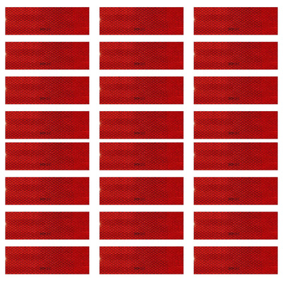 Red DOT Reflectors | DOT Reflective Tape Strips Conspicuity | 2" x 6"